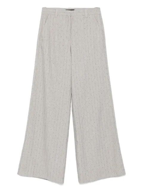Maje pinstriped trousers