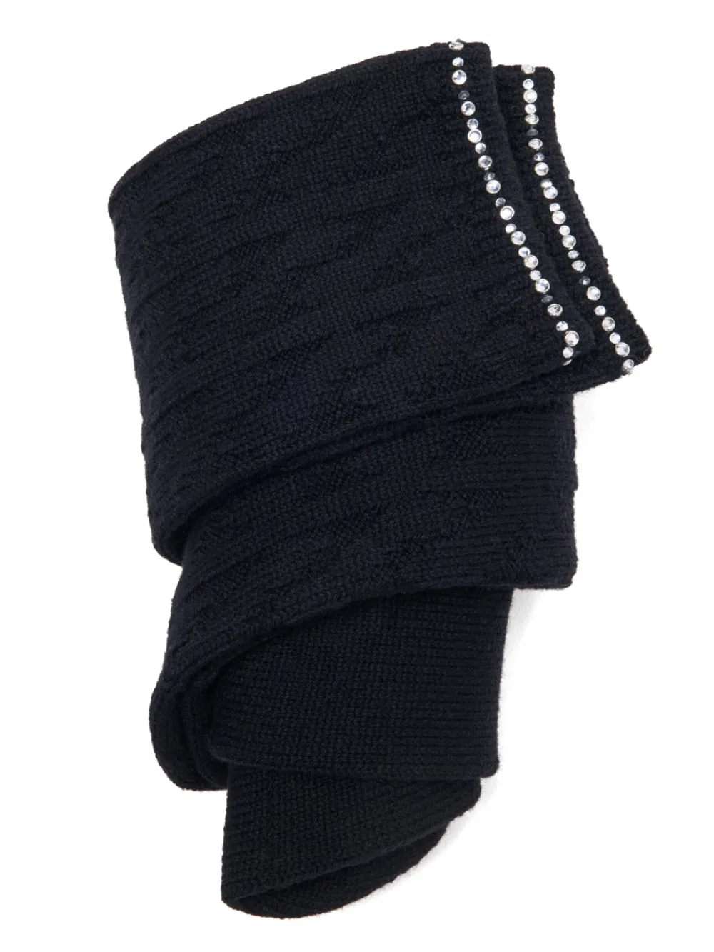  Maje Embellished Knitted Socks - Black 