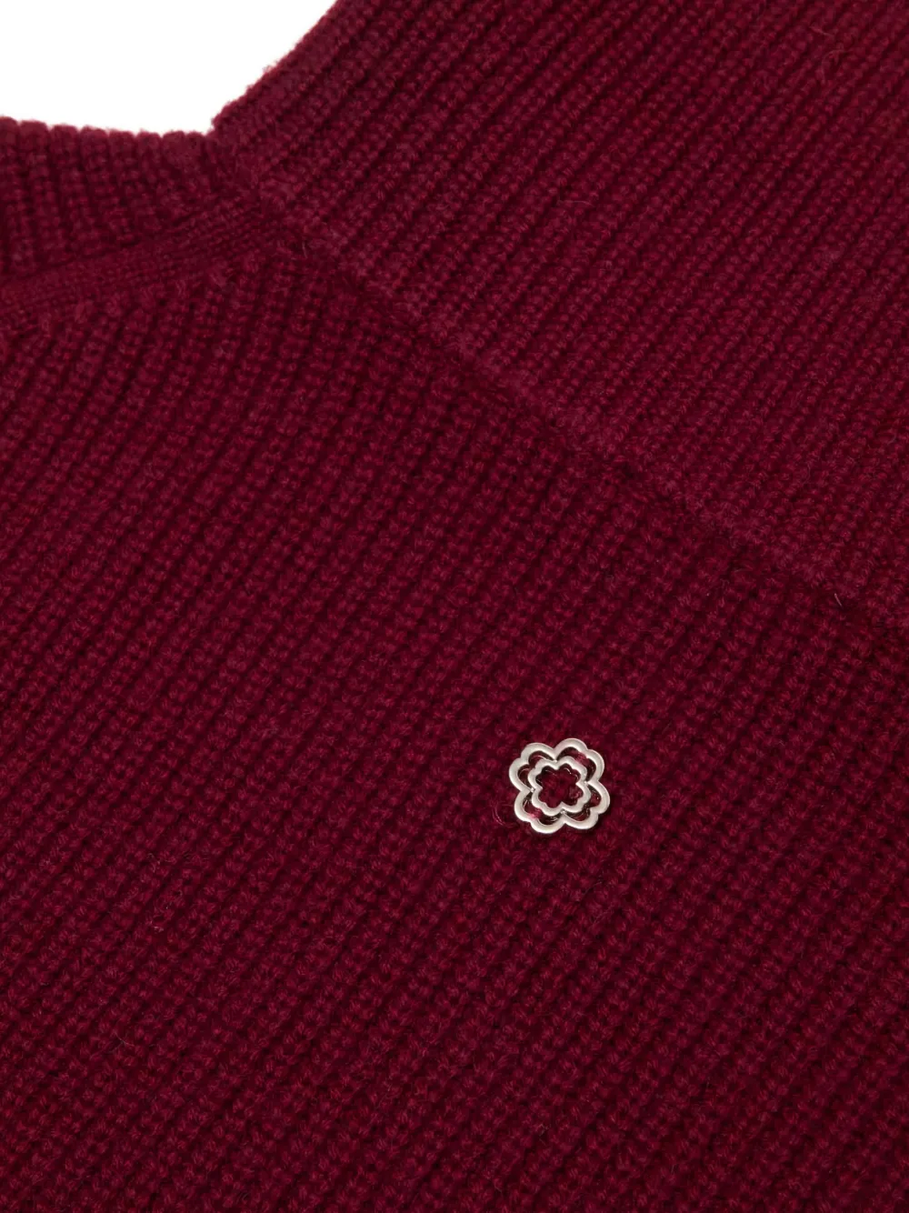  Maje Zip-up Collar - Red 