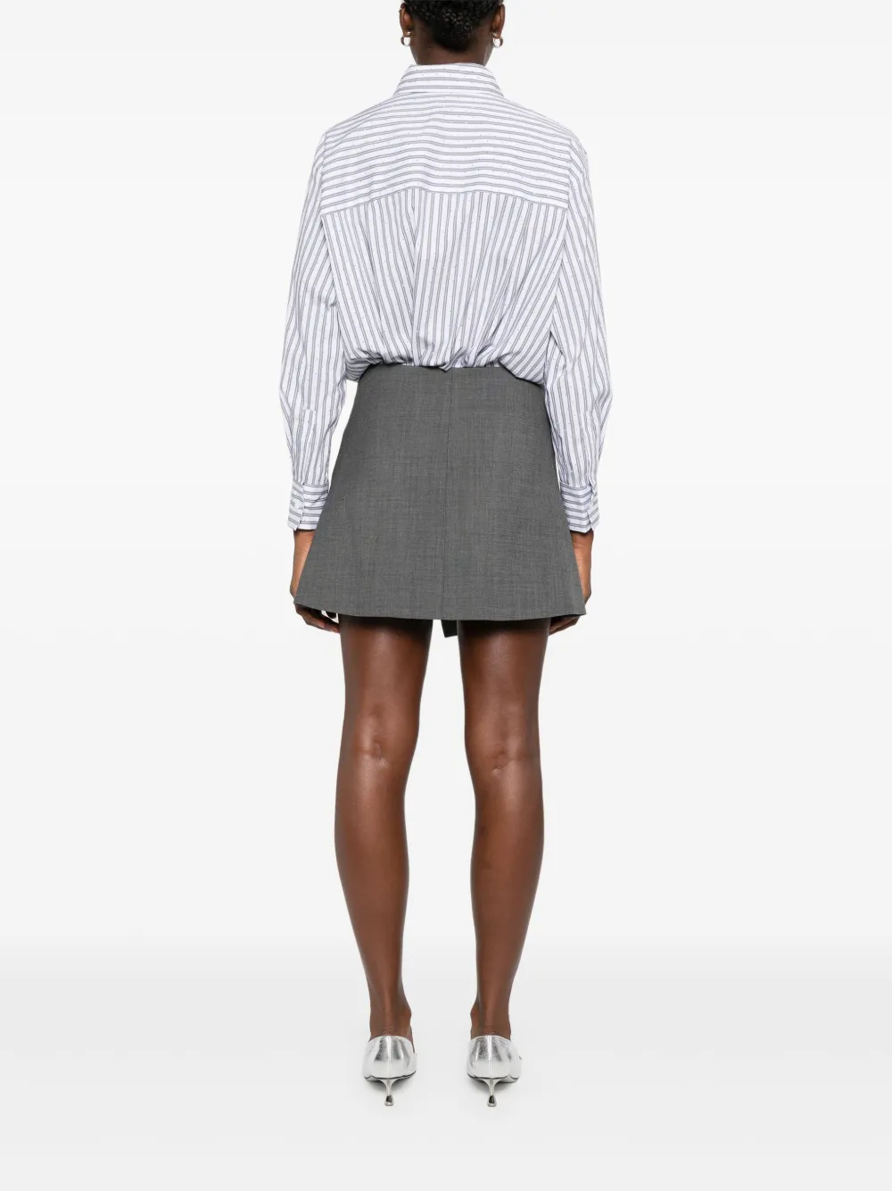Maje Gestreept blouse Wit