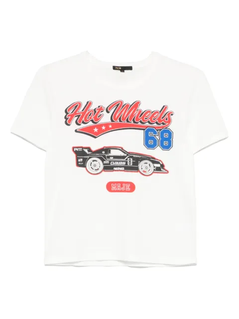 Maje playera con estampado gráfico