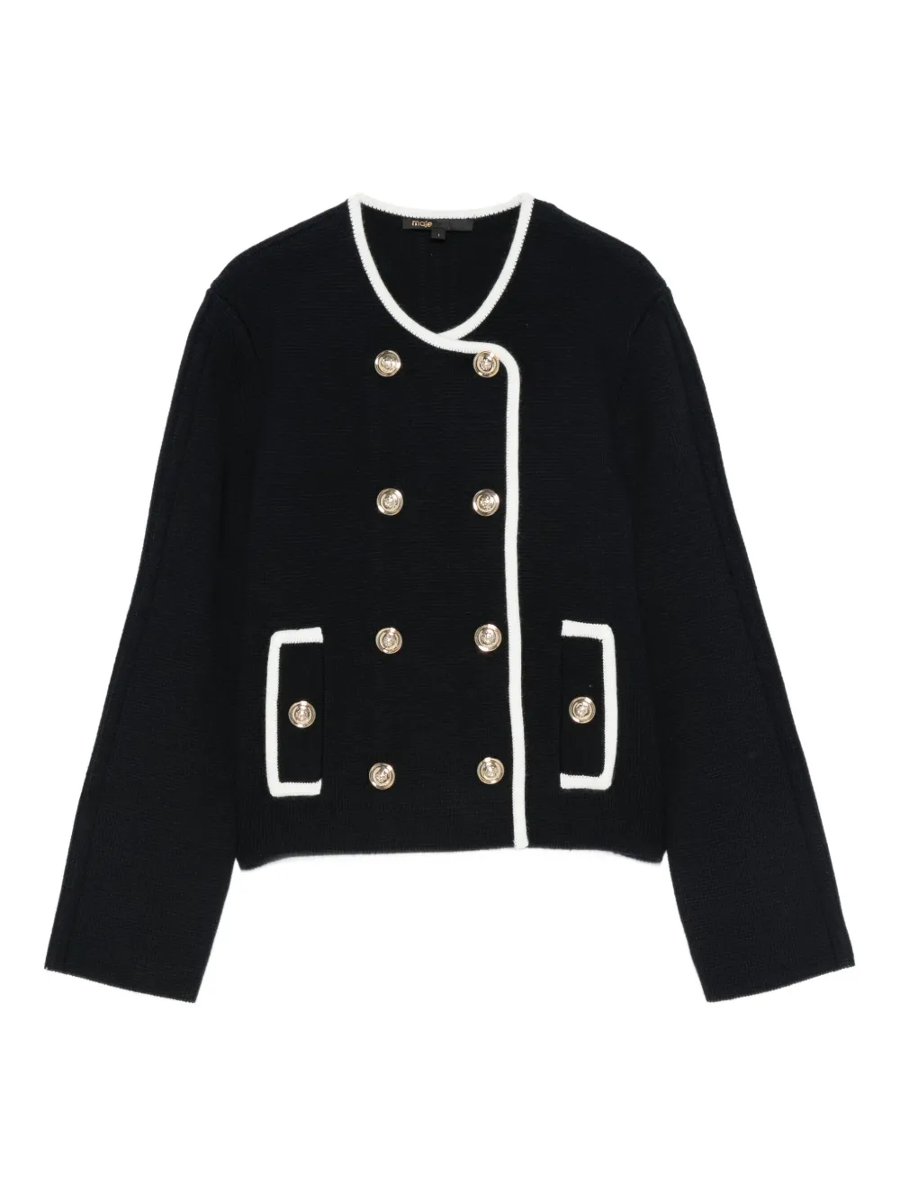 Maje top con doble botonadura | azul | Image 1
