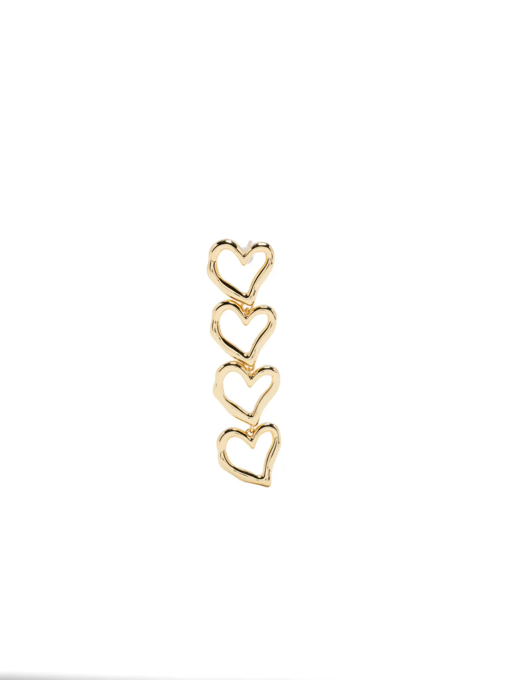 Maje heart-shaped earrings - Oro
