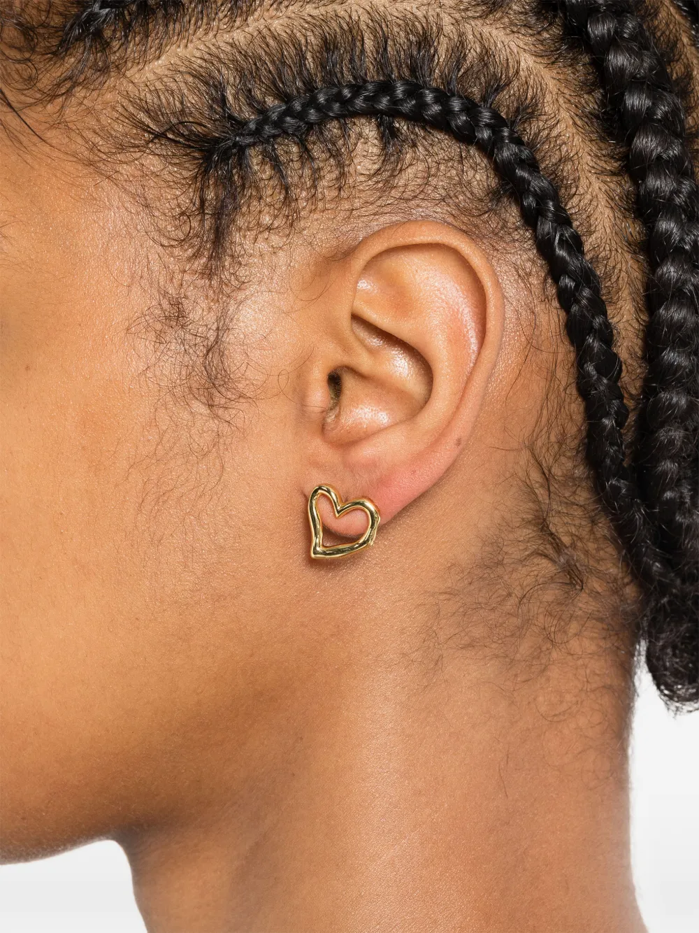  Maje Heart-shaped Earrings - Gold 