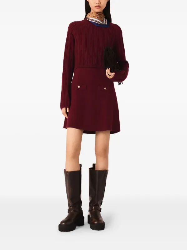 chinese dress ladies Sienna Layered Two Piece Sweater Dress Small main image 1