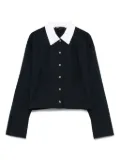 Maje button-fastening collared shirt - Blue