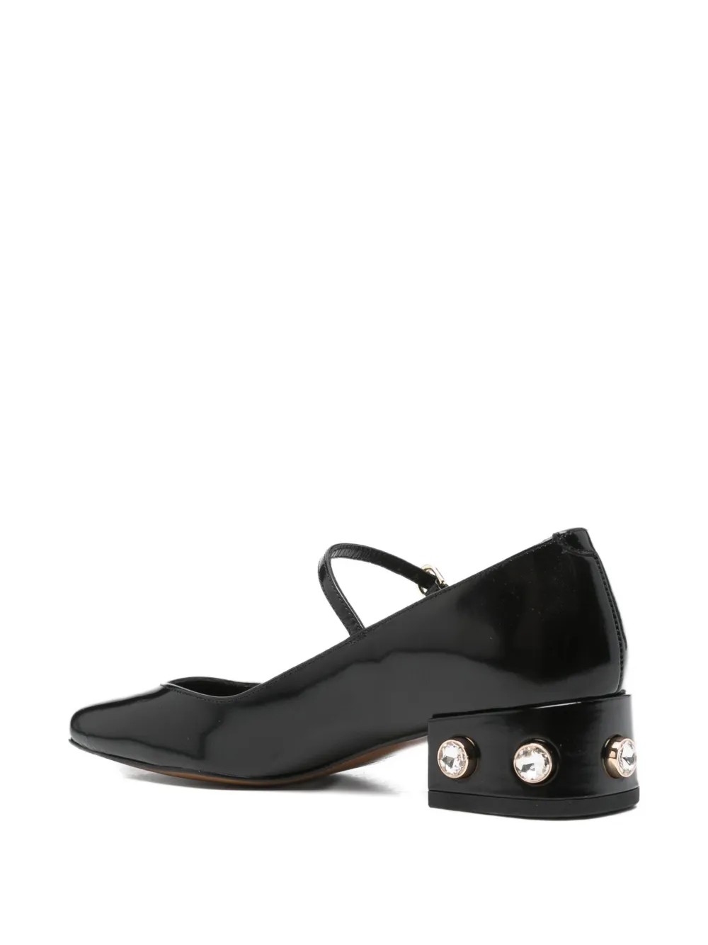 Maje 40 mm pumps verfraaid met kristallen Zwart