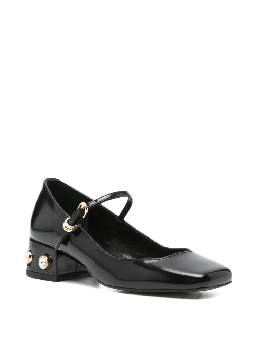 Maje 40 mm pumps verfraaid met kristallen Zwart