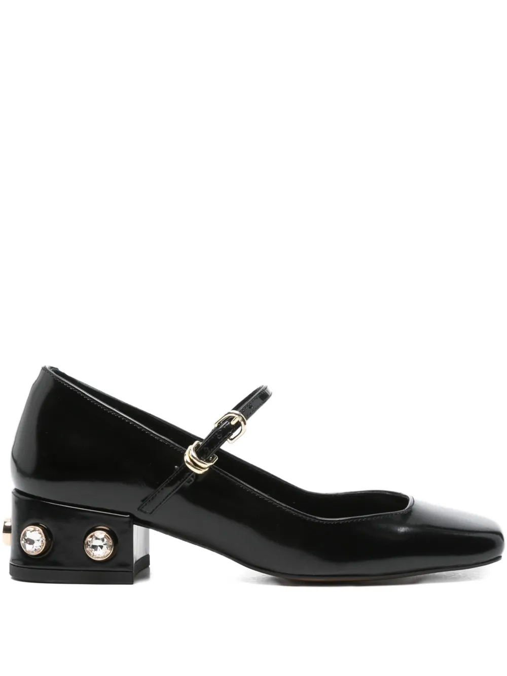 Maje 40 mm pumps verfraaid met kristallen Zwart