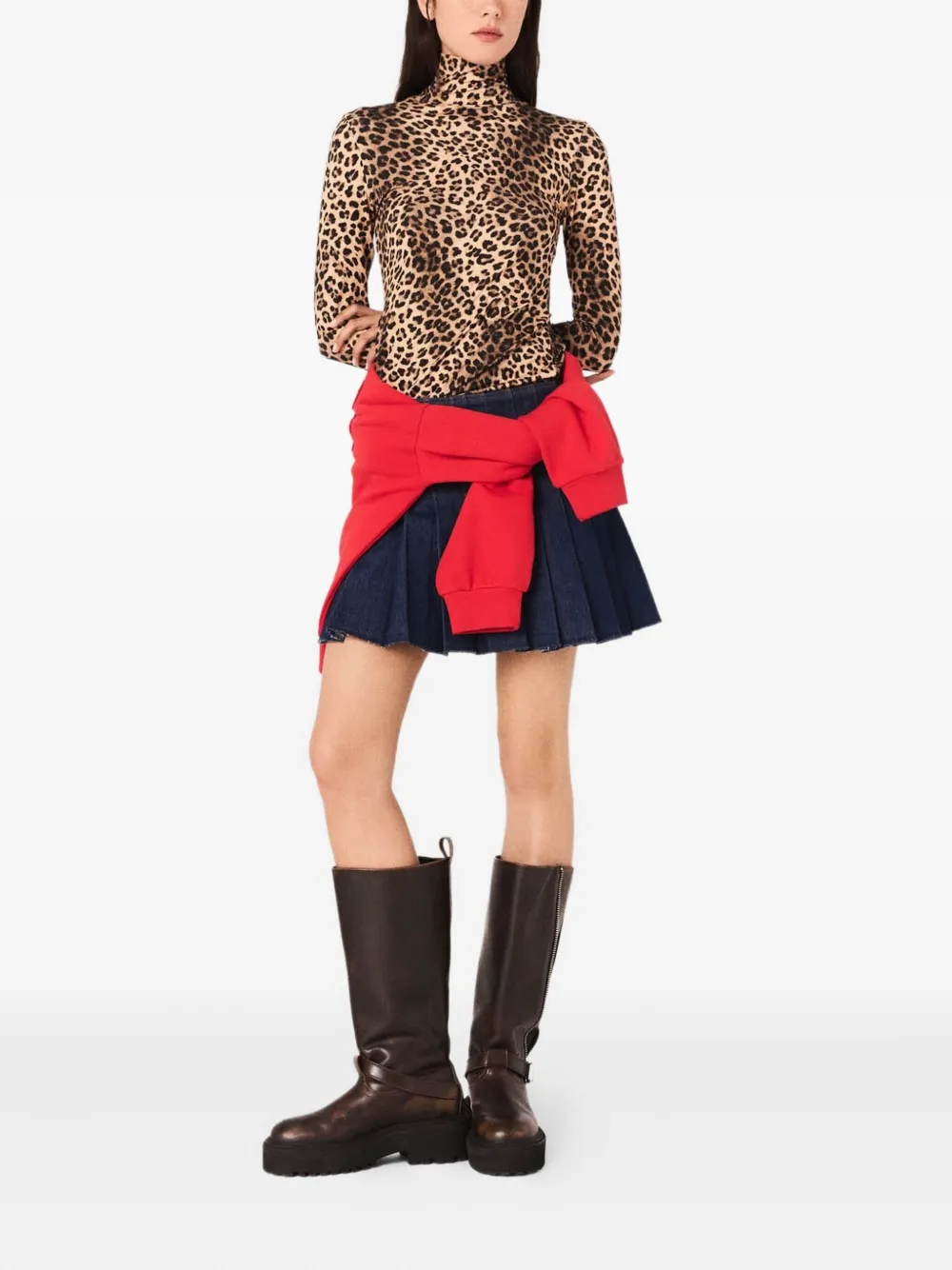 Maje leopard-print T-shirt | T-Shirts & Jersey Shirts | Image 2