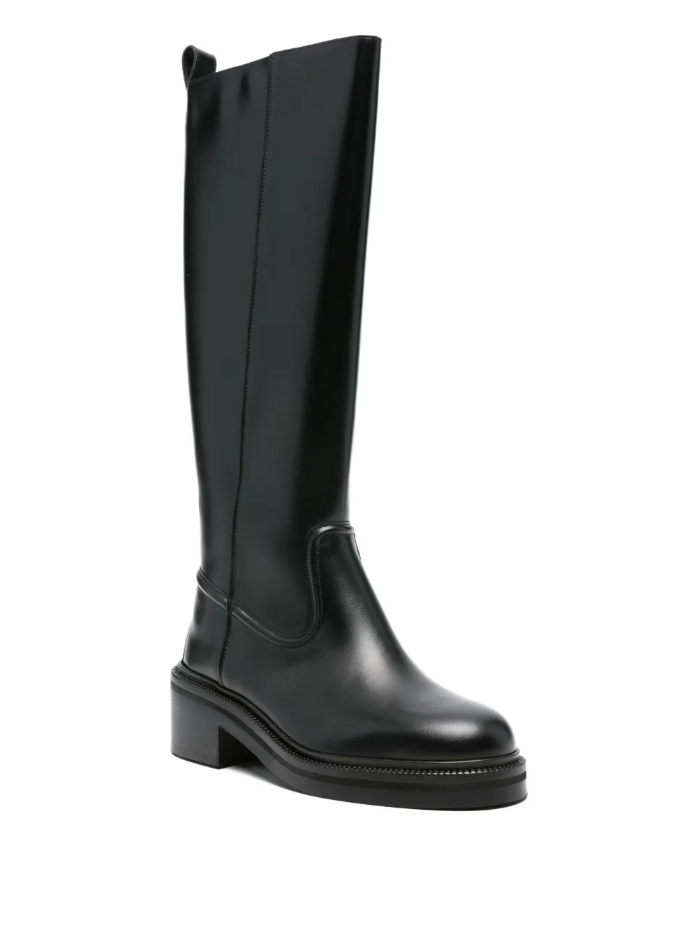 Maje leather knee-high boots | Knee-High Boots | Image 2