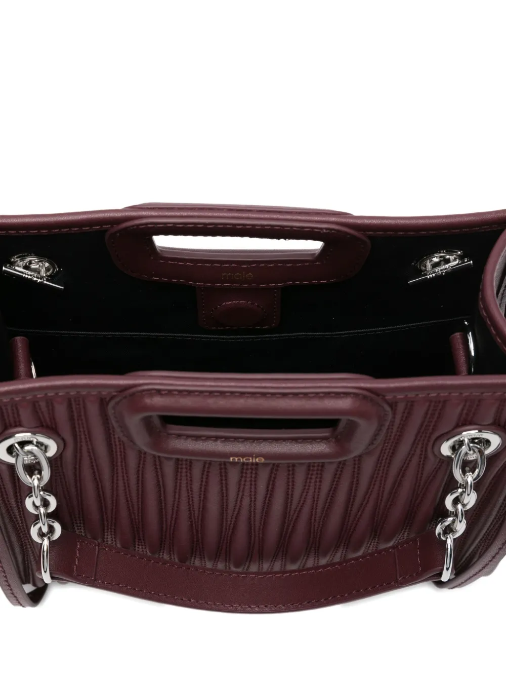 Maje Gewatteerde shopper Rood