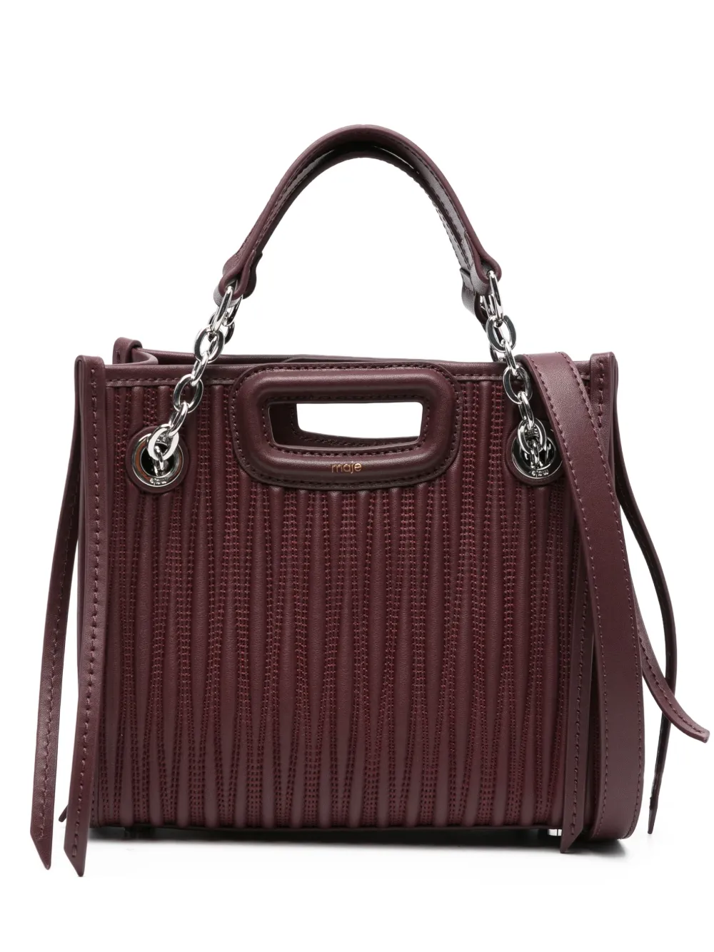 Maje tote capitonada | rojo | Image 1