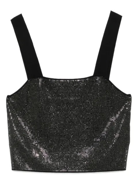 Maje rhinestone-embellished top