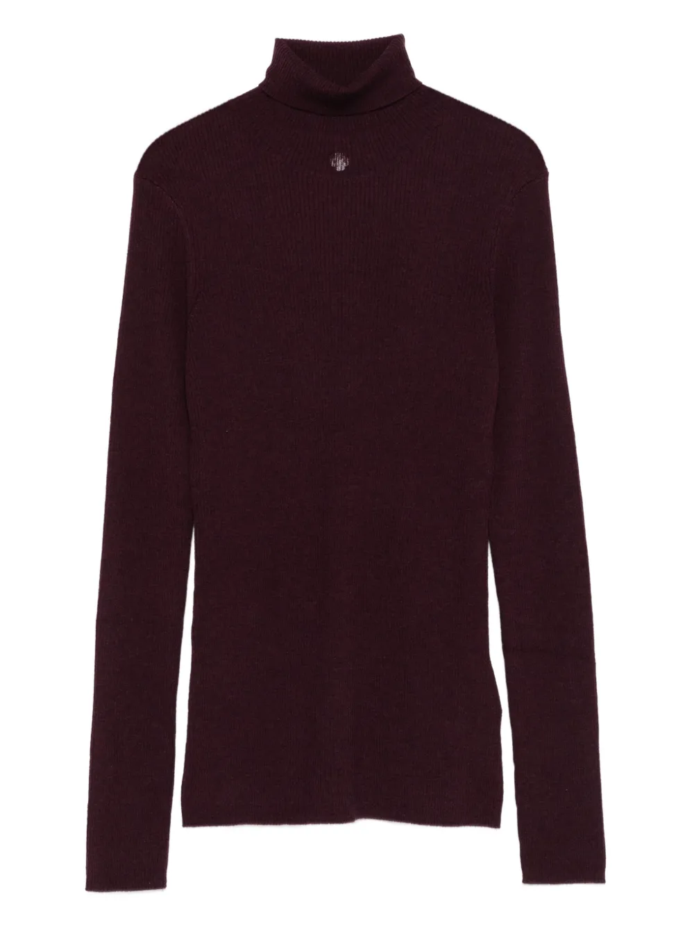 Maje ribbed turtleneck sweater | Red | Image 1