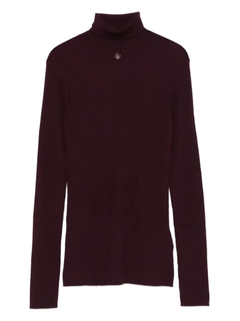 Maje ribbed turtleneck sweater