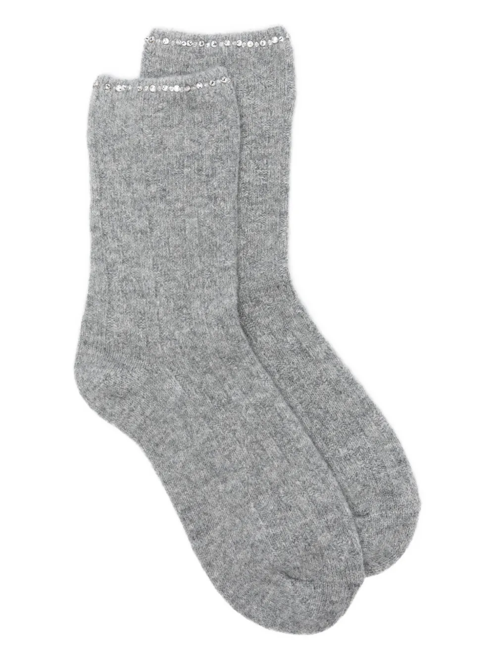 Maje calcetines con detalles de cristal | gris | Image 1