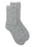 Maje crystal-embellished socks - Grey