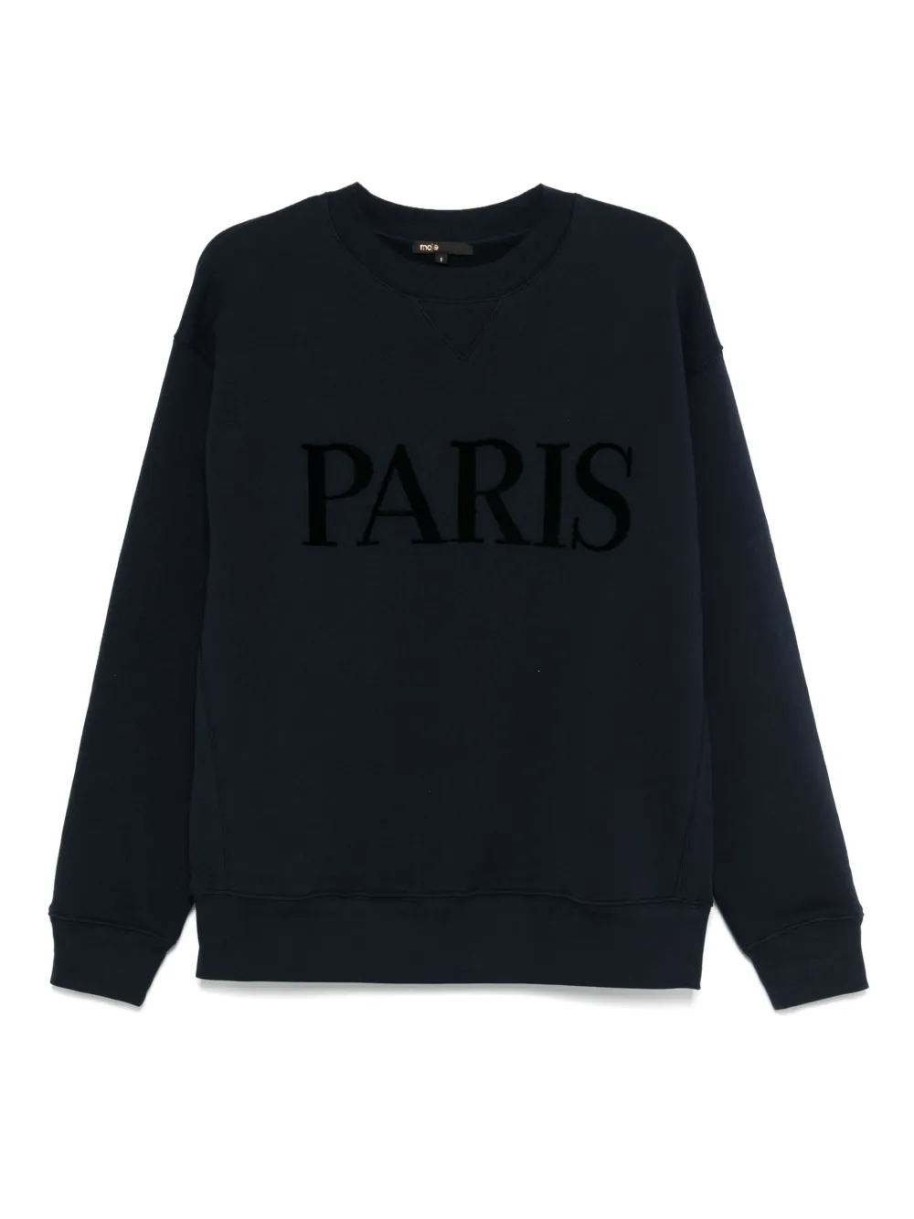 Maje Sweater met print Blauw