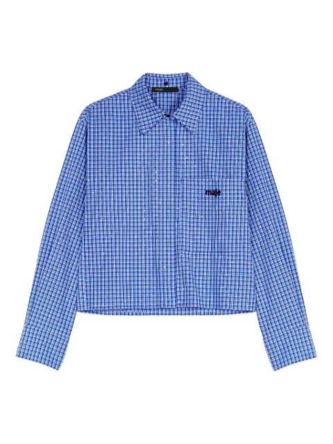 Maje rhinestone-embellished shirt 