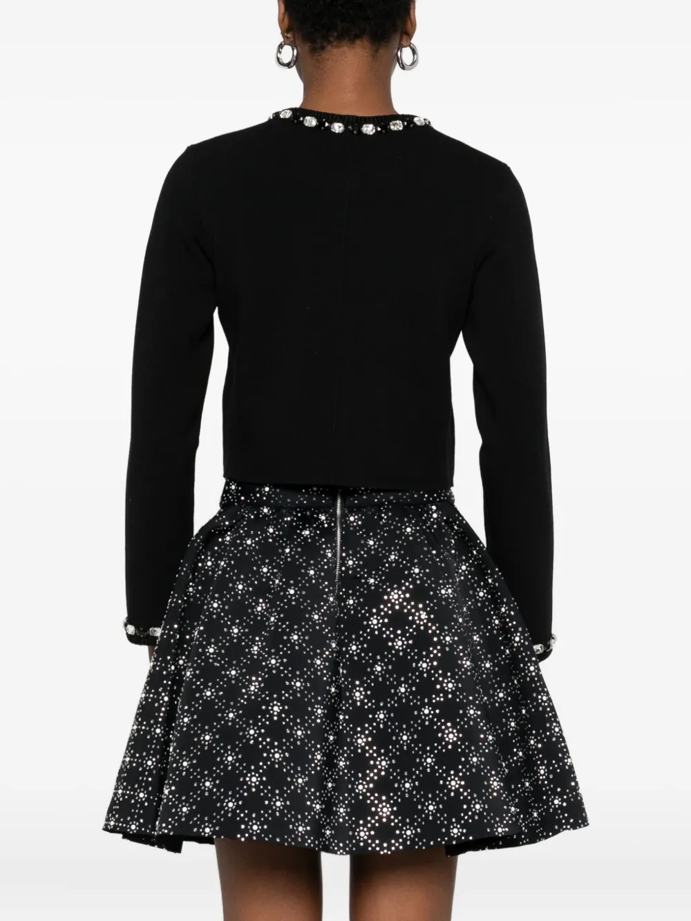 Maje Vest met verfraaide knoop Zwart