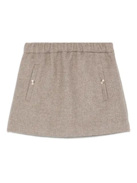 Maje pocket-detail elasticated skirt