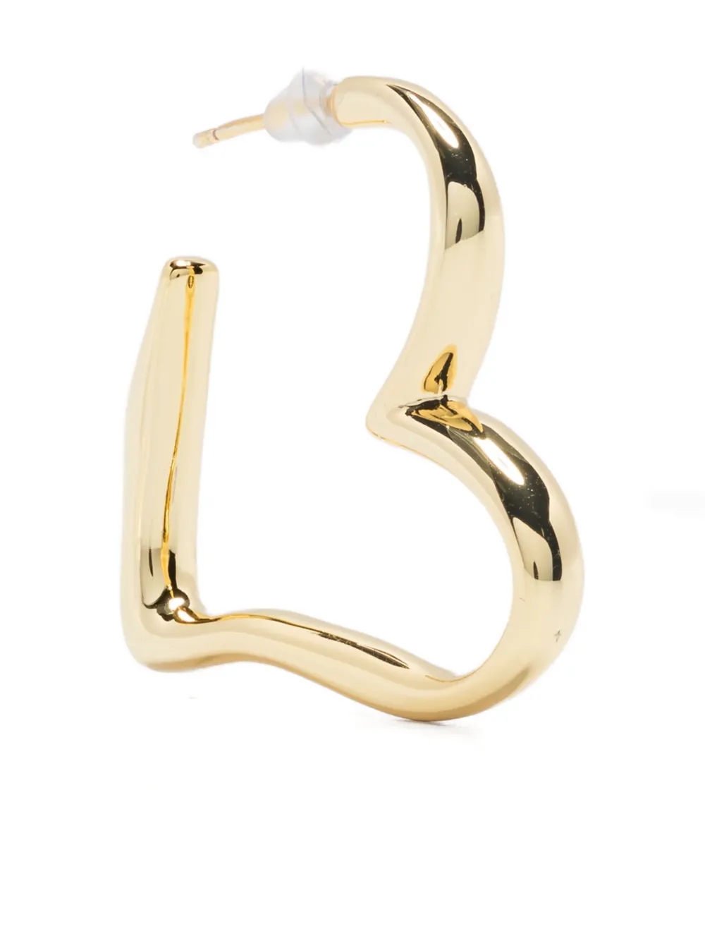 Maje aretes en forma de corazón | dorado | Image 1