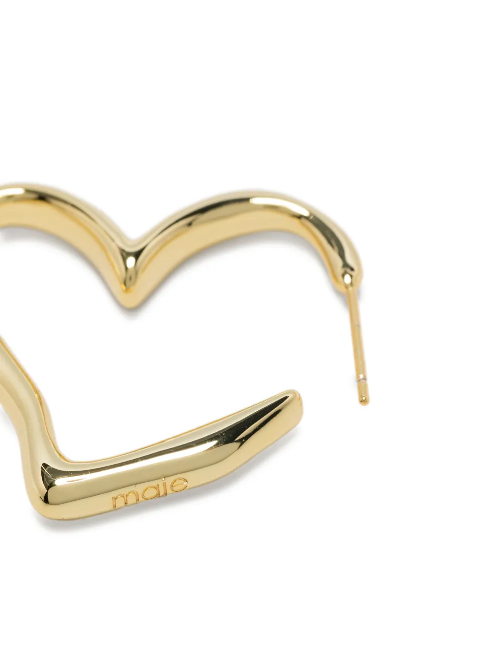  Maje Heart-shaped Earrings - Gold 