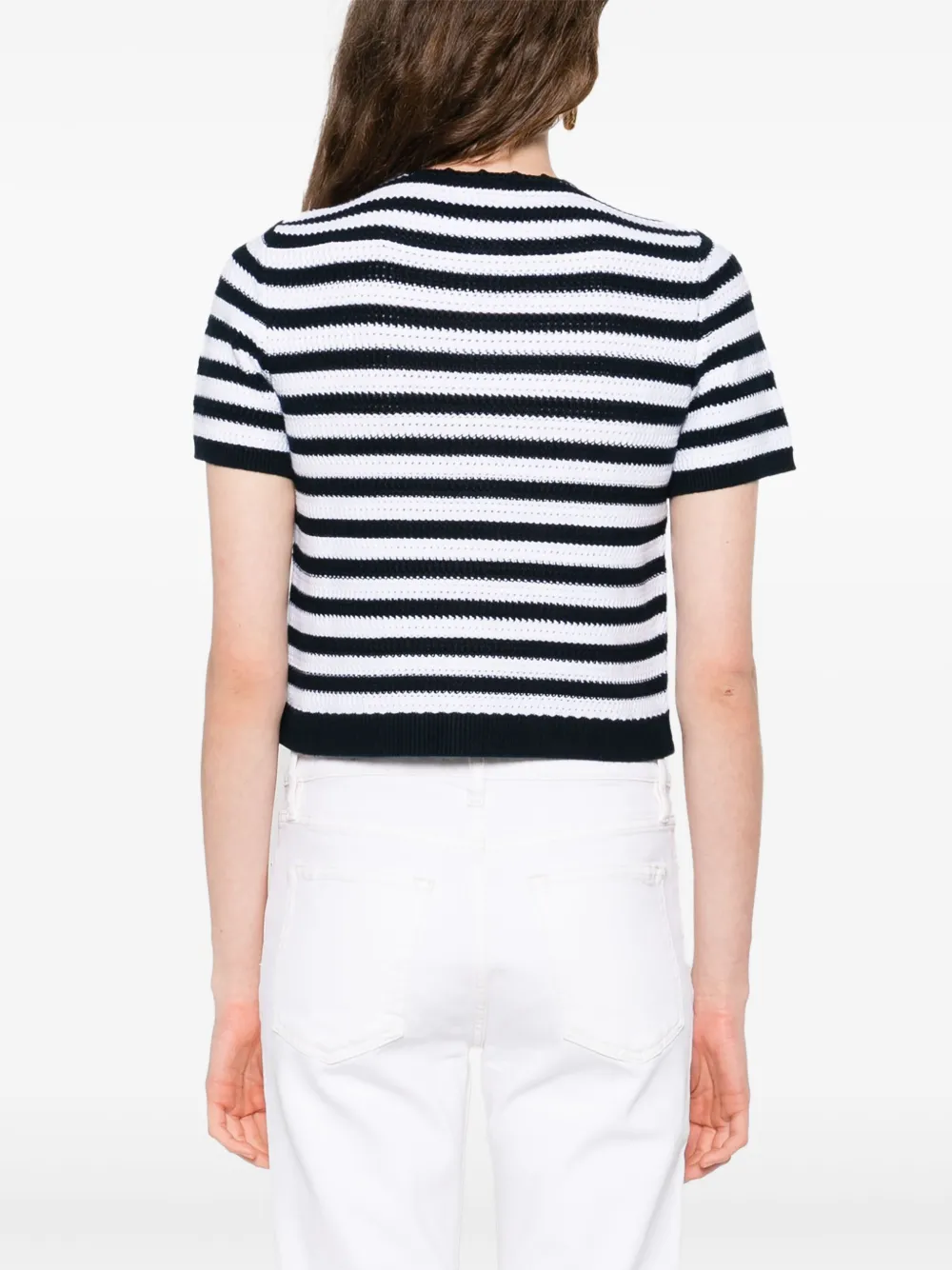 Maje Gehaakt vest Wit