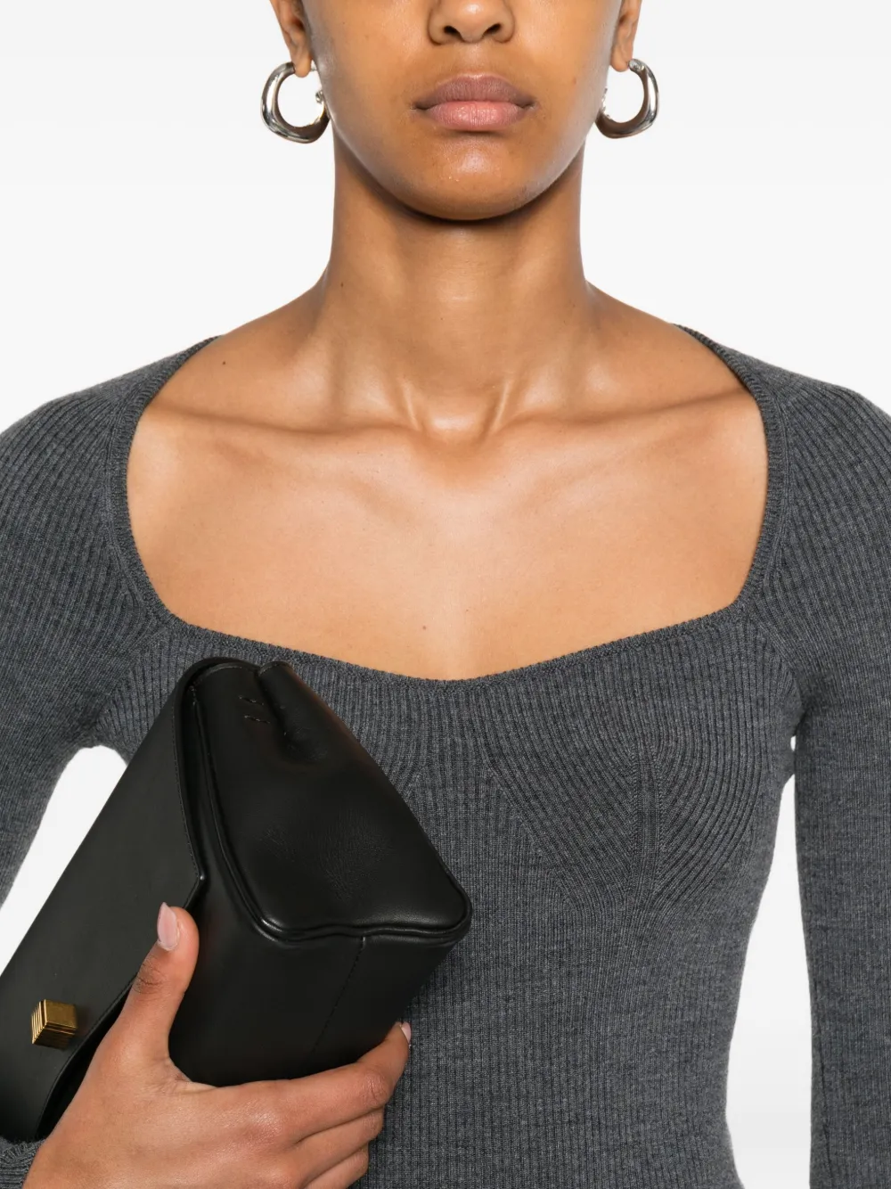 Maje Wollen trui Grijs