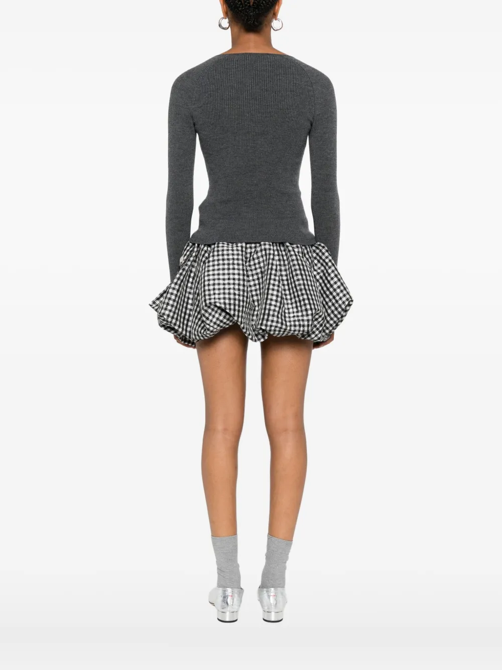 Maje Wollen trui Grijs