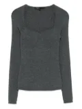 Maje wool sweater - Grey