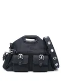 Maje Miss M denim shoulder bag - Blue