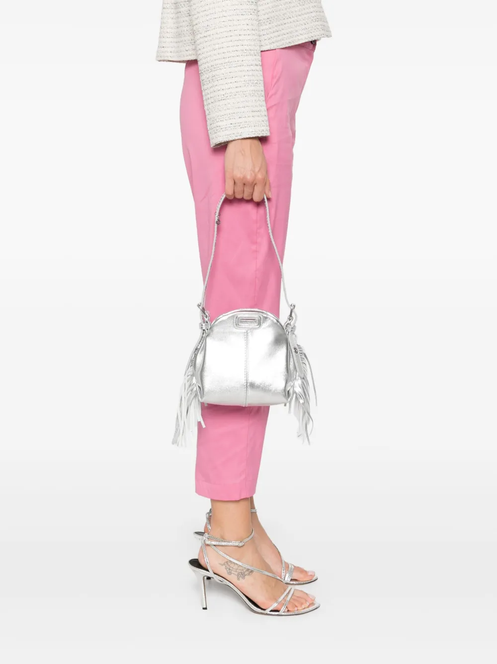Maje mini sac à main à effet métallisé | Image 2