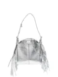 Maje Miss M metallic micro bag - Silver