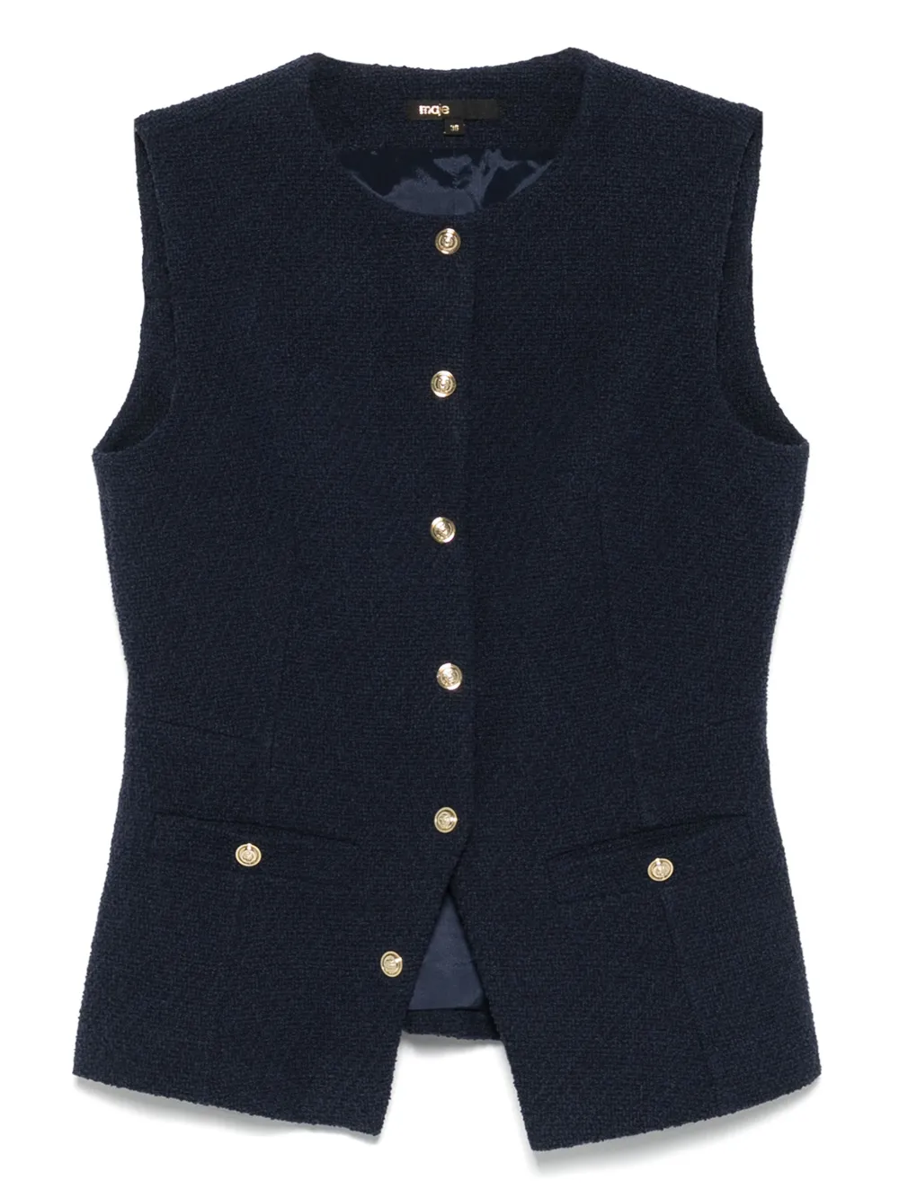 bouclé vest