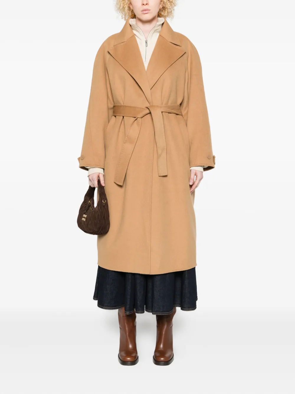 Maje belted wrap coat | Single Breasted Coats | Image 2