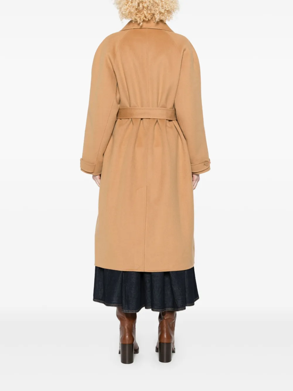 Maje Wikkeljas met ceintuur Bruin