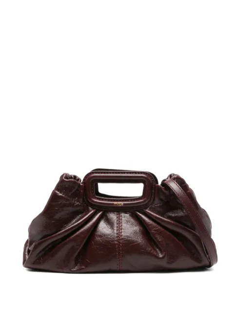 Maje bolsa mini de piel con efecto agrietado