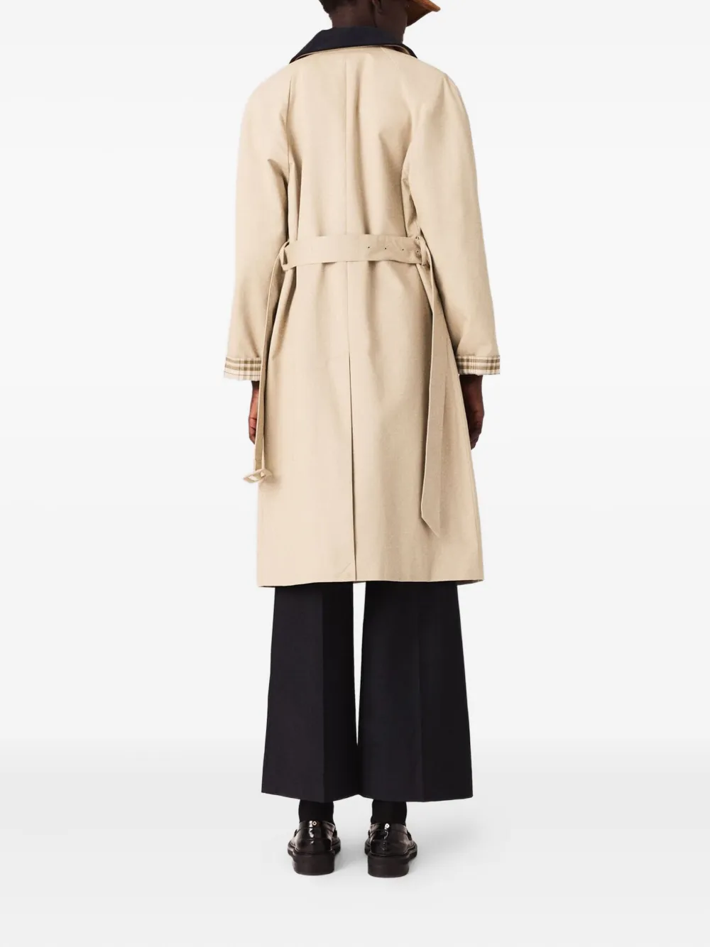 Maje Trenchcoat met ceintuur Beige