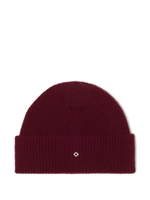Maje ribbed embellished beanie hat