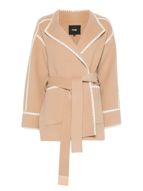 Maje belted jacket