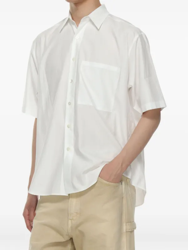 Auralee button-up short-sleeve Shirt | White | FARFETCH