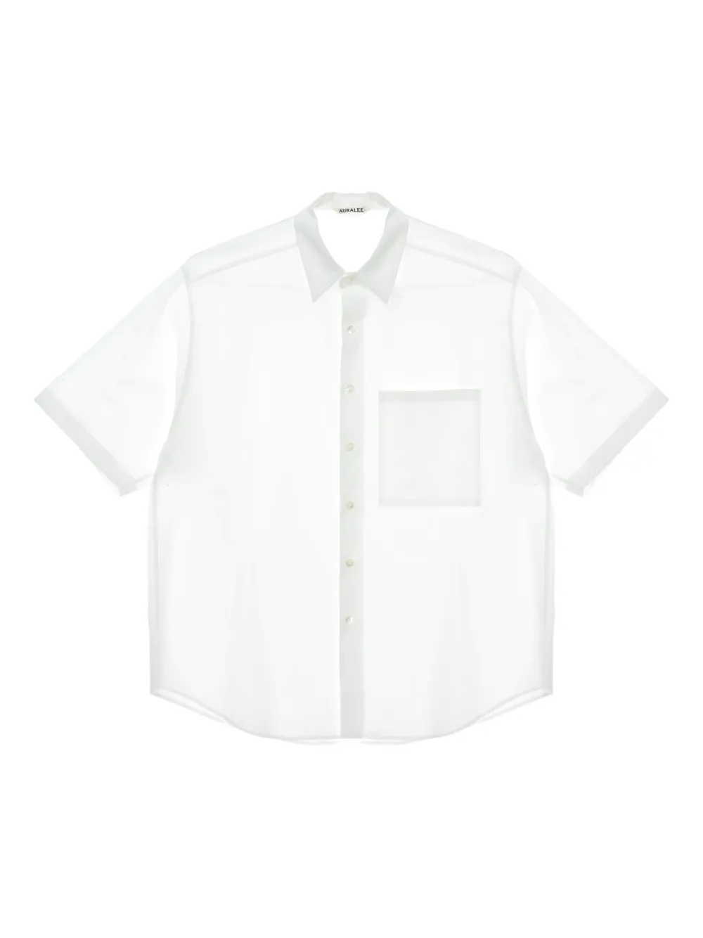Auralee camisa manga corta con botones | blanco | Image 1