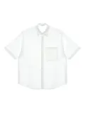 Auralee button-up short-sleeve shirt - White