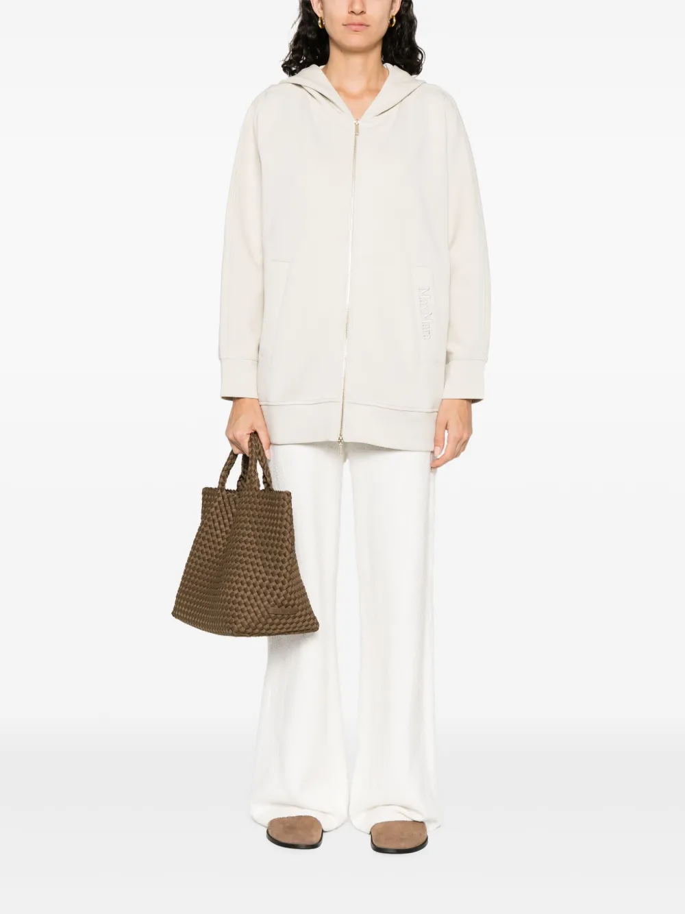 'S MAX MARA ZIP-UP HOODIE