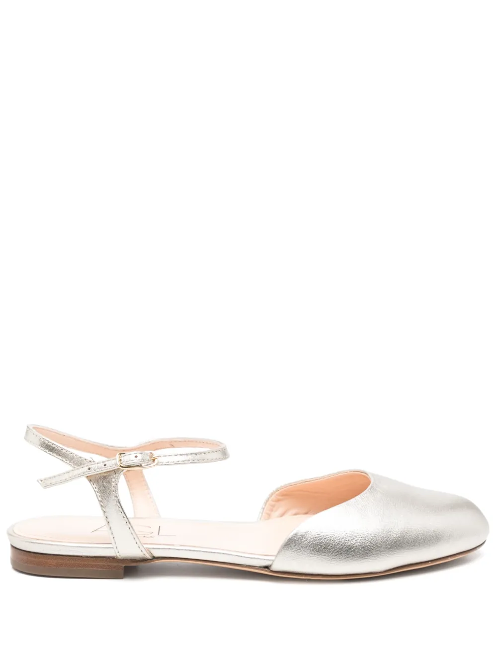 AGL metallic-leather pumps Gold