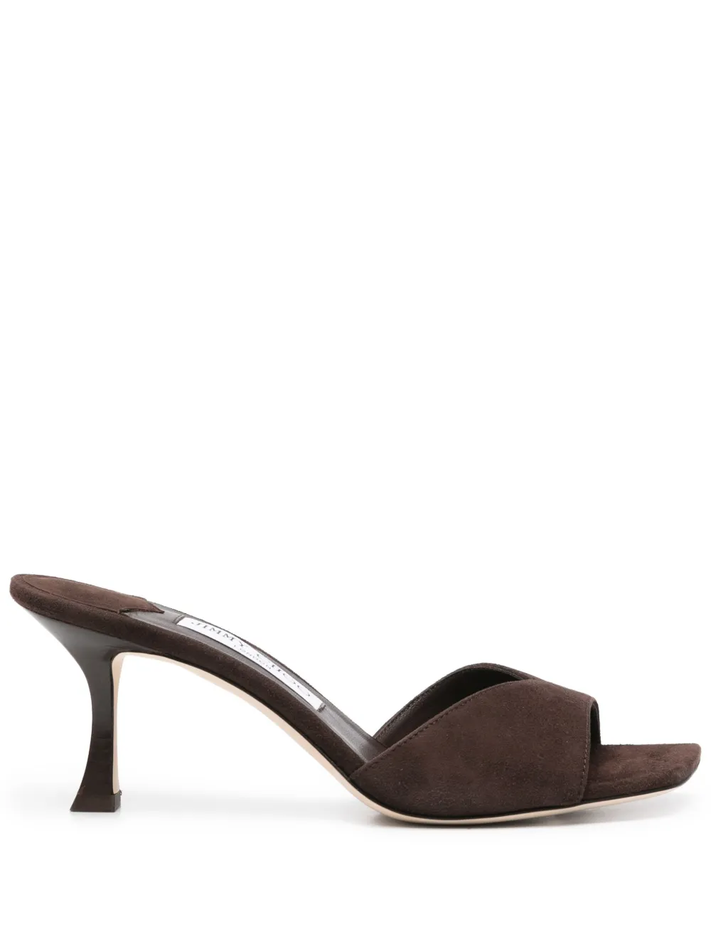 Jimmy Choo 80mm Skye mules | Brown | Image 1