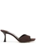 Jimmy Choo 80mm Skye mules - Brown