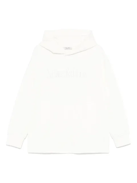 'S Max Mara embroidered-logo hoodie